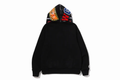 A BATHING APE COLOR CAMO REVERSIBLE SHARK FULL ZIP HOODIE