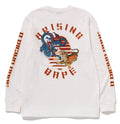 A BATHING APE A RISING BAPE L/S TEE
