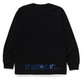 A BATHING APE COLOR CAMO APE FACE STA L/S TEE