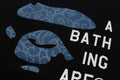 A BATHING APE JAPANESE CLOUD CAMO BAPE FACE TAG TEE