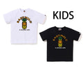 A BATHING APE BAPE KIDS BABY MILO PINEAPPLE TEE
