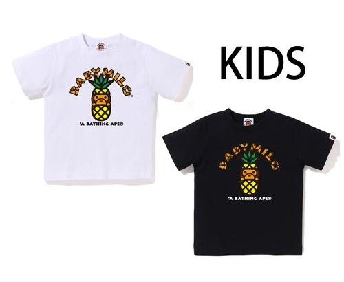 A BATHING APE BAPE KIDS BABY MILO PINEAPPLE TEE
