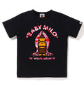 A BATHING APE BAPE KIDS ABC CAMO MILO HOODIE TEE