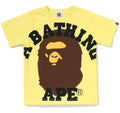 A BATHING APE BAPE KIDS FACE OVER COLLEGE TEE