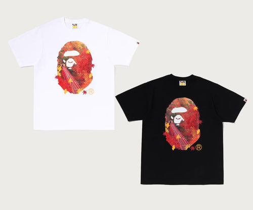 A BATHING APE JAPAN AUTUMN PHOTO APE HEAD TEE