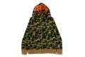 A BATHING APE ABC CAMO 2ND SHARK FULL ZIP HOODIE ( PONR )