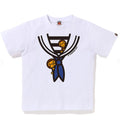 A BATHING APE BAPE KIDS MILO FAKE MARINE TEE