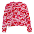 A BATHING APE Ladies' ABC CAMO SHAGGY SWEATER