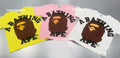 A BATHING APE BAPE KIDS FACE OVER COLLEGE TEE