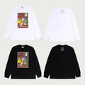 A BATHING APE BAPE LUNA TRAVEL POSTER L/S TEE