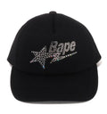 A BATHING APE Ladies' CRYSTAL STONE BAPE STA LOGO MESH CAP