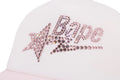 A BATHING APE Ladies' CRYSTAL STONE BAPE STA LOGO MESH CAP