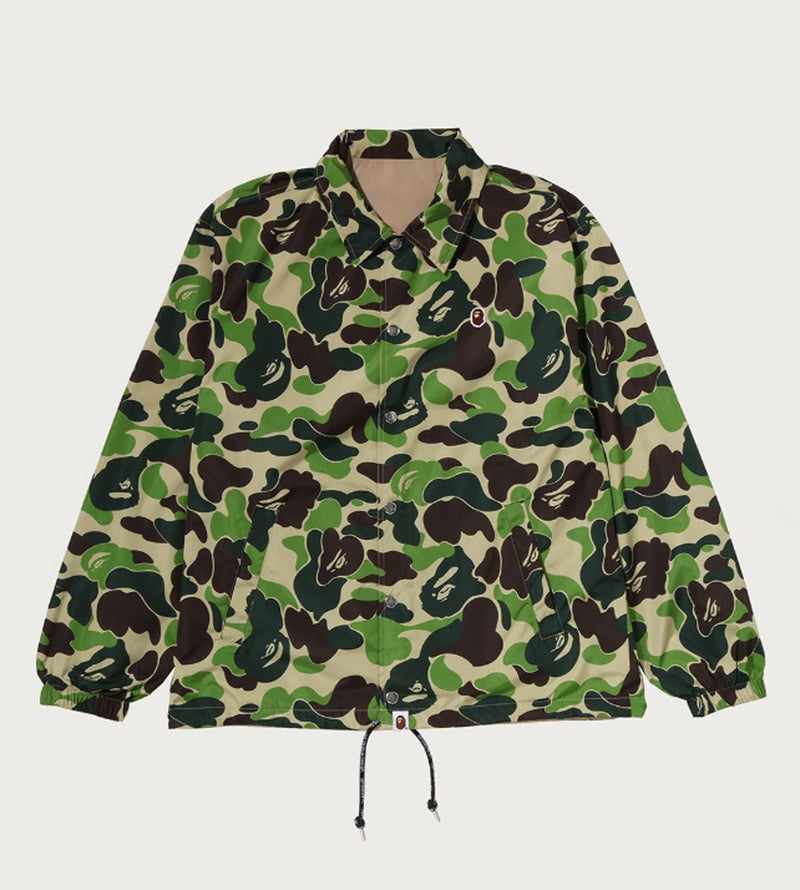 A BATHING APE ABC CAMO REVERSIBLE COACH JACKET