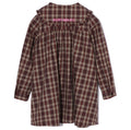 A BATHING APE BAPE KIDS CHECK BABY FRILL COLLAR ONEPIECE