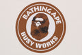 A BATHING APE FLORAL SOLID CAMO BUSY WORKS RELAXED FIT TEE