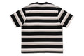 A BATHING APE STRIPE ONE POINT RELAXED FIT POCKET TEE
