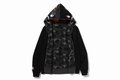 A BATHING APE COLOR CAMO REVERSIBLE SHARK FULL ZIP HOODIE