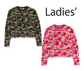 A BATHING APE Ladies' ABC CAMO SHAGGY SWEATER