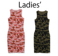 A BATHING APE Ladies' 1ST CAMO TANK TOP ONEPIECE