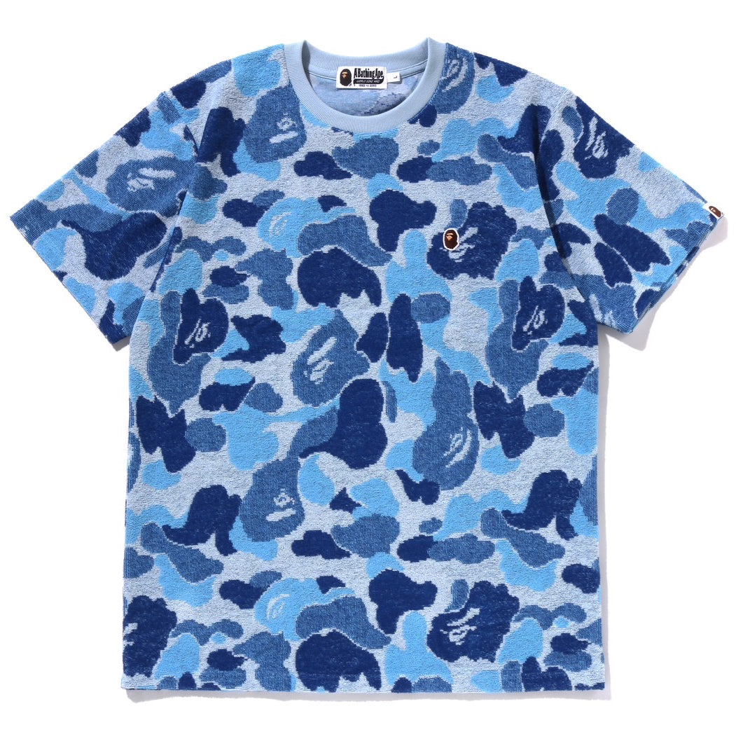 早い者勝ち A BATHNG APE ABC CAMO PILE JACQUARD ONE POINT TEE A BATHING APE ABC CAMO PILE JACQUARD ONE POINT TEE
