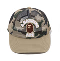 A BATHING APE 1ST CAMO COLLEGE PATCHED MESH CAP