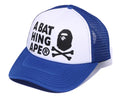 A BATHING APE APE CROSSBONE MESH CAP