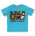 A BATHING APE BAPE KIDS MILO FRIENDS DJ TEE