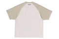 A BATHING APE ONE POINT RELAXED FIT RAGLAN TEE