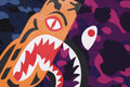 A BATHING APE COLOR CAMO TIGER SHARK CREWNECK SWEAT SHIRT