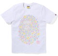 A BATHING APE Ladies' BLING STAR GLITTER APE HEAD TEE
