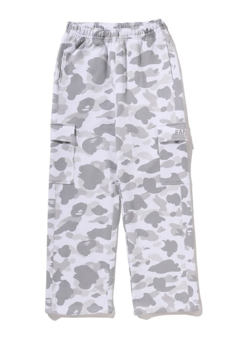 A BATHING APE Ladies' COLOR CAMO STRAIGHT SWEAT PANTS