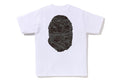 A BATHING APE LAYERED LINE CAMO BIG APE HEAD TEE