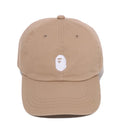A BATHING APE APE HEAD ONE POINT PANEL CAP