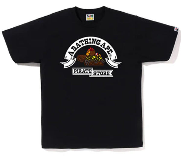 A BATHING APE BAPE PIRATE STORE PIRATE MILO TREASURE TEE