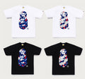 A BATHING APE STA STRIKE CAMO MILO ON APE HEAD TEE