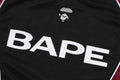 A BATHING APE BAPE SOCCER LOGO WARM UP RELAXED FIT L/S TEE