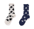 A BATHING APE STA PATTERN SOCKS