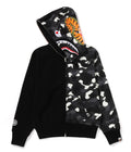 A BATHING APE Ladies' CITY CAMO TIGER SHARK FULL ZIP HOODIE