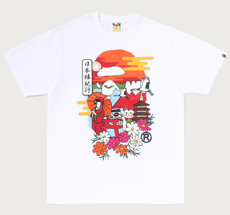 A BATHING APE JAPAN CULTURE AUTUMN APE HEAD TEE