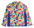 A BATHING APE BAPE KIDS MILO ABC MULTI CAMO RASH GUARD