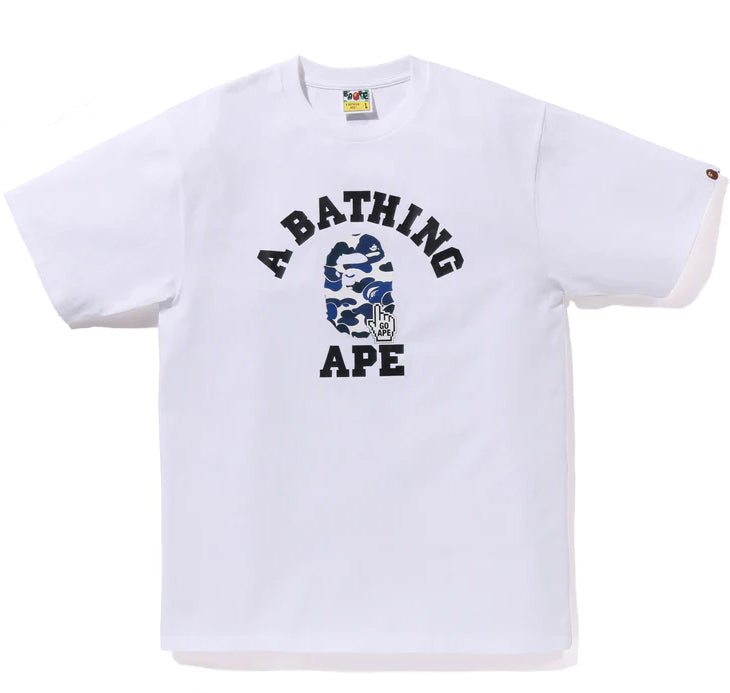 A BATHING APE ONLINE EXCLUSIVE BAPE ONLINE BAPE CAMO COLLEGE TEE