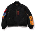 A BATHING APE Ladies' SHARK MA-1 JACKET