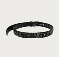 A BATHING APE Ladies' MULTI LOGO LEATHER BELT