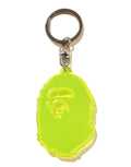 A BATHING APE APE HEAD REFLECTIVE KEYCHAIN