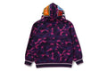 A BATHING APE COLOR CAMO SHARK RELAXED FIT HOODIE TRACK JACKET
