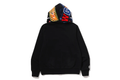 A BATHING APE COLOR CAMO REVERSIBLE SHARK FULL ZIP HOODIE