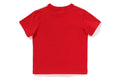 A BATHING APE BAPE KIDS BABY MILO STA GLOW IN THE DARK PANEL PRINT TEE
