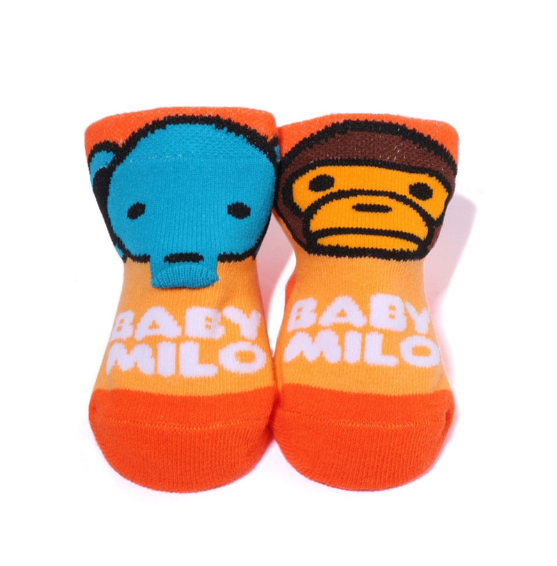 A BATHING APE BAPE KIDS BABY MILO FRIENDS BABY SOCKS - happyjagabee store