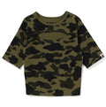 A BATHING APE Ladies' 1ST CAMO CUT OUT TEE