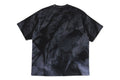 A BATHING APE OVERALL PRINT LOGO RELAXED FIT TEE